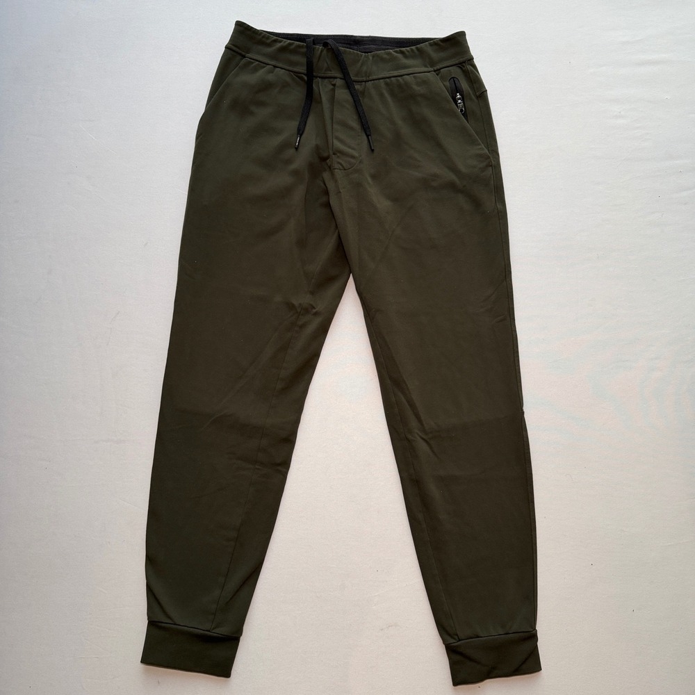Public Rec Jogger Mens 30/30 All Day Every Day Olive Green Spandex Athletic Zip